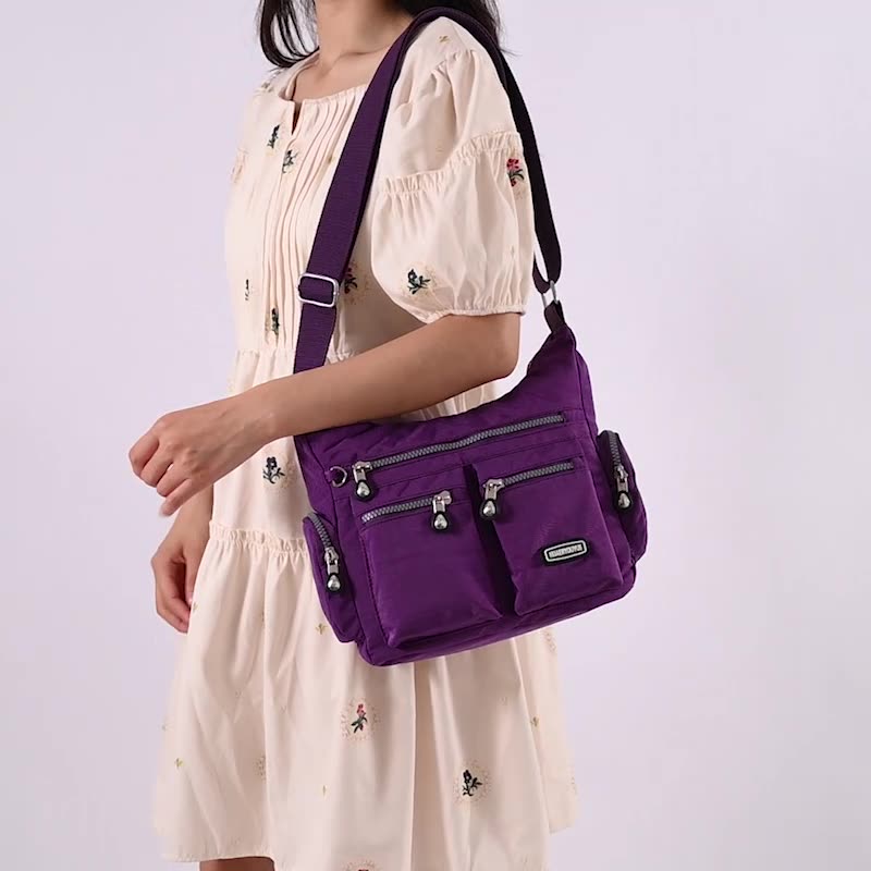 Women Shoulder Bags - Multiple Pockets Waterproof