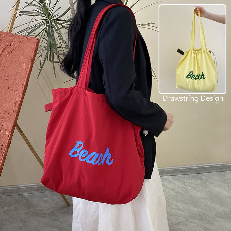 Daily Canvas Bag Large Capacity Women's Shopping Shoulder Bag
