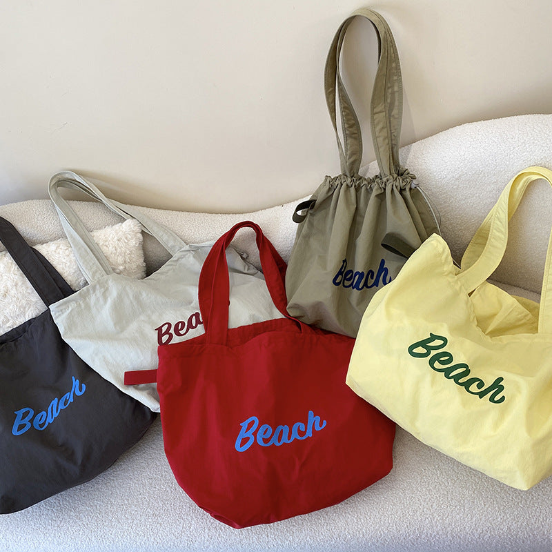 Daily Canvas Bag Large Capacity Women's Shopping Shoulder Bag