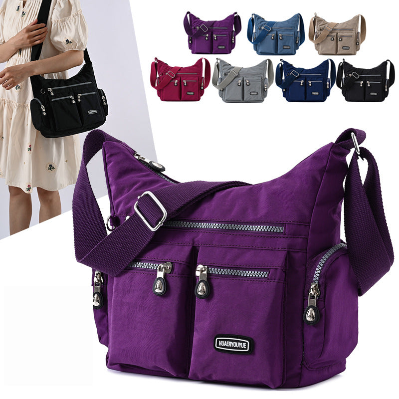 Women Shoulder Bags - Multiple Pockets Waterproof