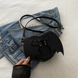 Heart Shape Bat Wings Bag Strap Shoulder Crossbody Bag