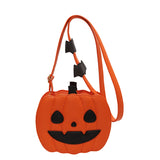 Halloween Funny Pumpkin Bat - Cartoon Shoulder Crossbody Bag
