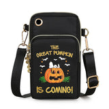 Halloween - "Pumpkin Is Coming" Phone Bag / Wallet - Cute Crossbody Bags