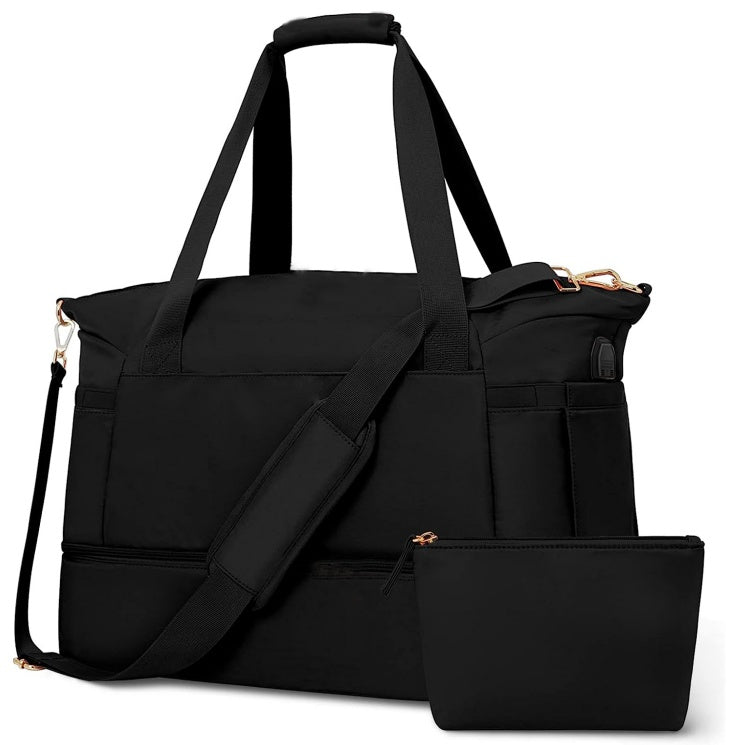 Waterproof Overnight Luggage Bag With Trolley Sleeve